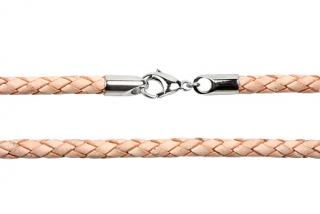 Kůže na krk Light Brown 45cm, síla 3mm 