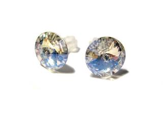 Náušnice Rivoli 10mm Monlight Swarovski na puzetu
