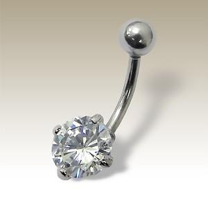 Piercing 8mm zirkon
