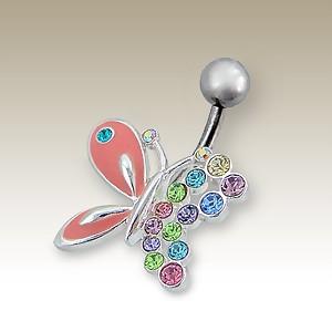 Piercing motýl