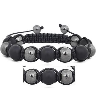  Náramek Shamballa Hematit a Achát