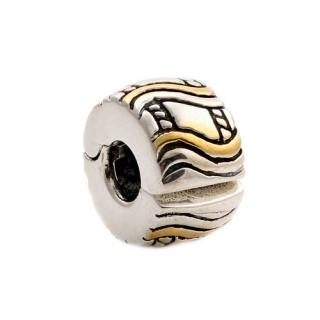 Pandora styl stoper Gold a Silver