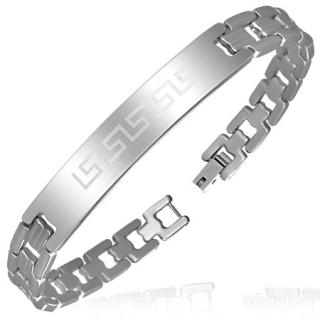 Pánský náramek Silver 21,5cm, síla 8mm