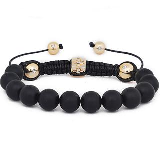    Náramek Shamballa Black a Gold