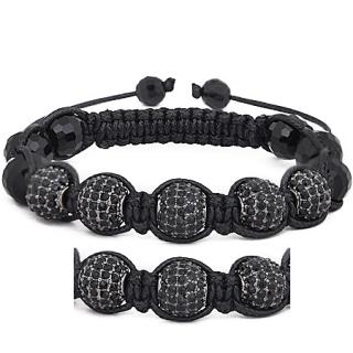 Náramek Shamballa Black