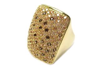 Prsten Gold Plated vel.57