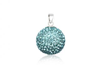 Přívěsek 18mm kulička Aquamarine