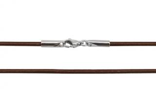 Kůže na krk 60cm, síla 2mm, hnědá