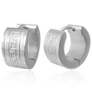 Náušnice kruhy 13mm - stříbrné