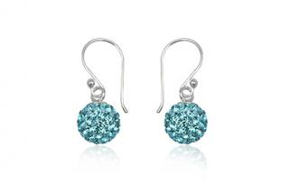         Náušnice  8mm Aquamarine