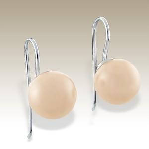 Náušnice s perlou 10mm Light Pink 