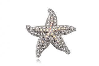  Brož AB Swarovski mořská hvězdice