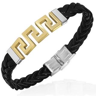 Pánský náramek Black a Gold