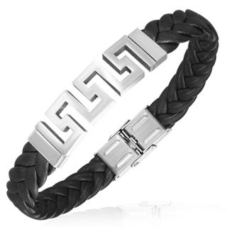 Pánský náramek Black a Silver