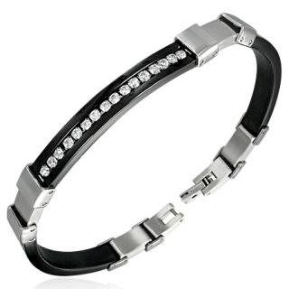 Náramek z chirurgické oceli 18,5cm
