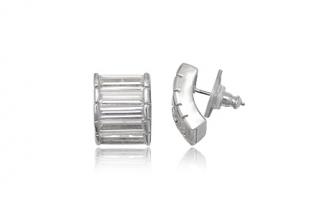   Náušnice 17mm - náušnice se zirkony Clear