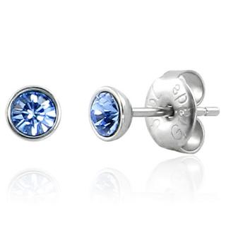 Náušnice  4,4mm Sapphire