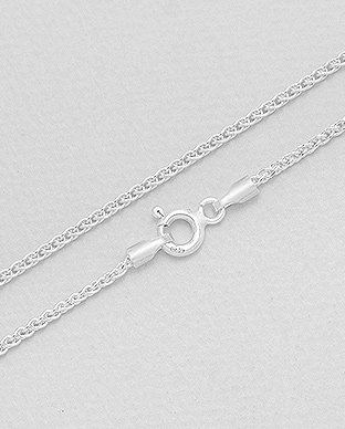 Stříbrný řetízek 60cm - síla 1,2mm ITALY bělostné stříbro - 4,2gr