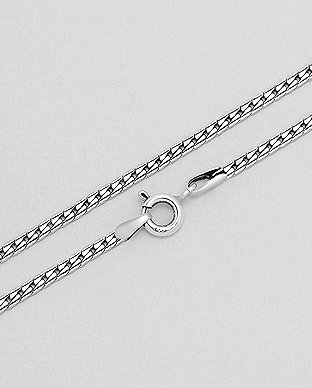 Stříbrný řetízek 55cm - síla 3mm - stříbrný - 6,5gr