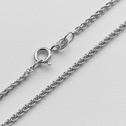 Stříbrný řetízek 55cm - síla 2mm rhodiováno - 5,9gr