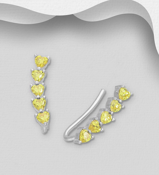 1,9gr Yellow pins - pár záušnic