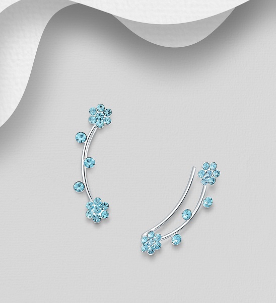 Záušnice 2667 Aquamarine