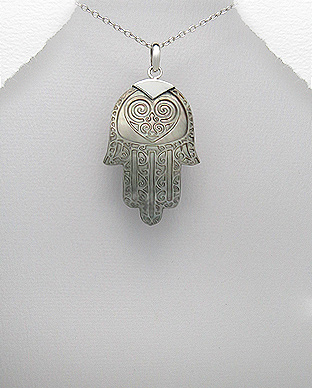 2,95gr přívěsek Hamsa z perleti