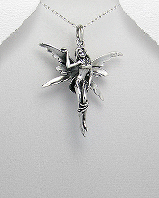 Přívěsek fairy 42x35mm, 5,7gr