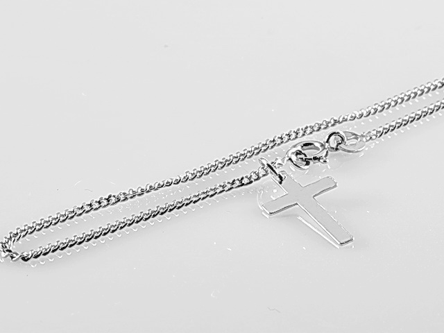 Náramek 17,5cm s přívěskem křížku - 2,3gr