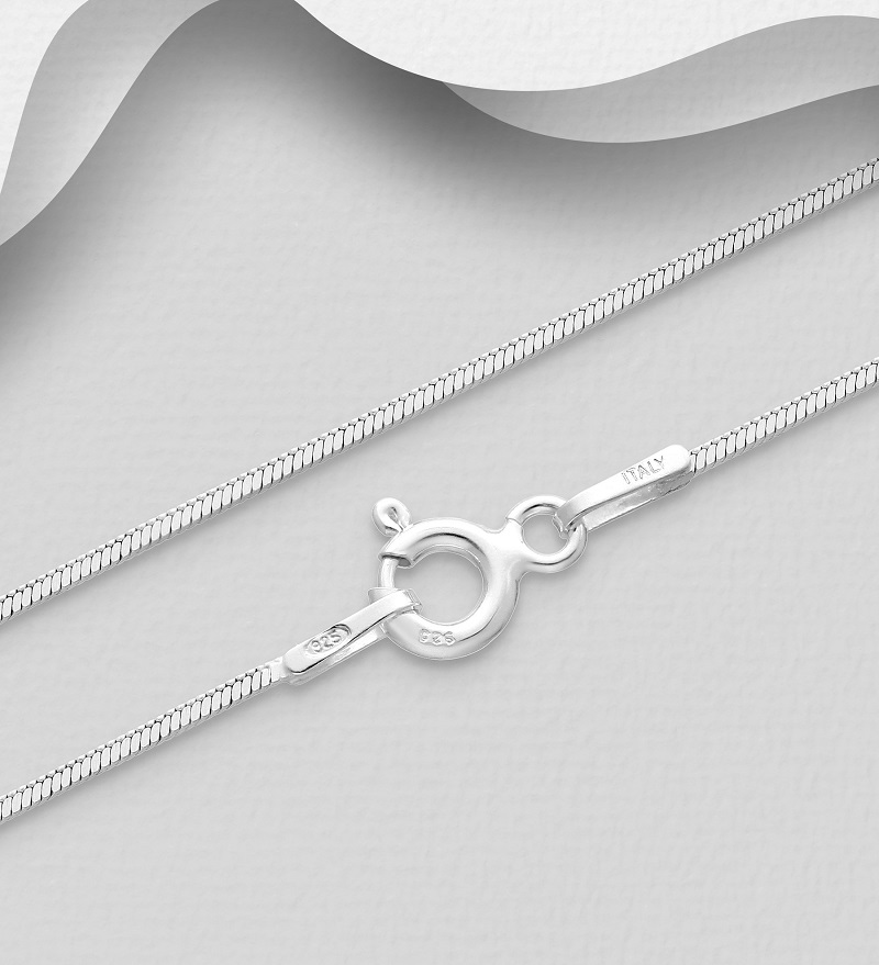 Stříbrný řetízek 42cm - síla 1,2mm - Quadra, stříbrný - 3,5gr