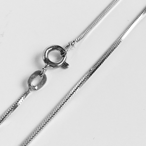 Stříbrný řetízek 42cm - síla 1,2mm Quadra, rhodiovaný