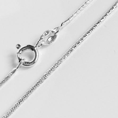 Stříbrný řetízek 45cm - síla 1,22mm kulatý, stříbrný - 4,7gr