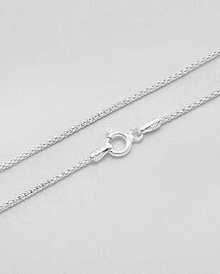 Stříbrný řetízek 42cm - síla 1,6mm stříbrný, kulatý