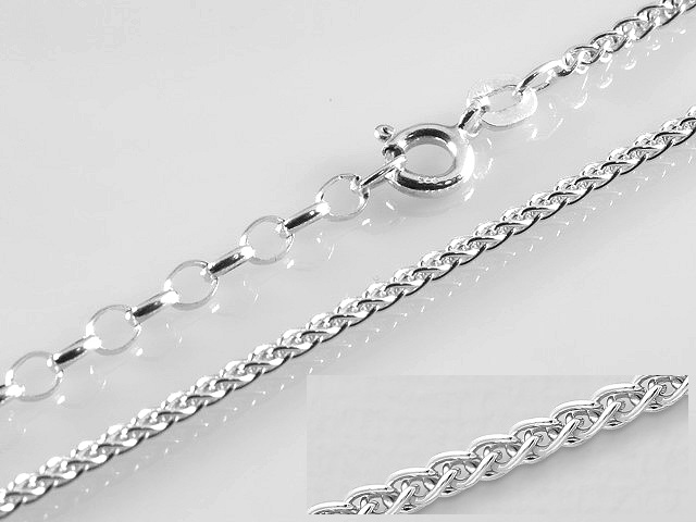 Stříbrný náramek 23-26cm - síla 2mm - stříbro - 2,9gr