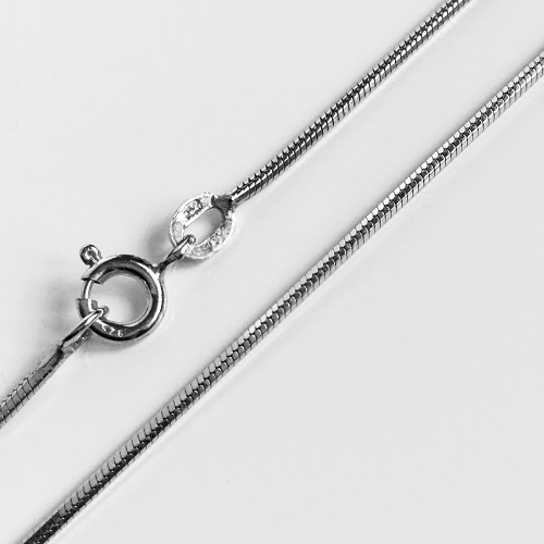 Stříbrný řetízek 50cm - síla 1,2mm OTTAGONALE rhodiovaný - 5,5gr