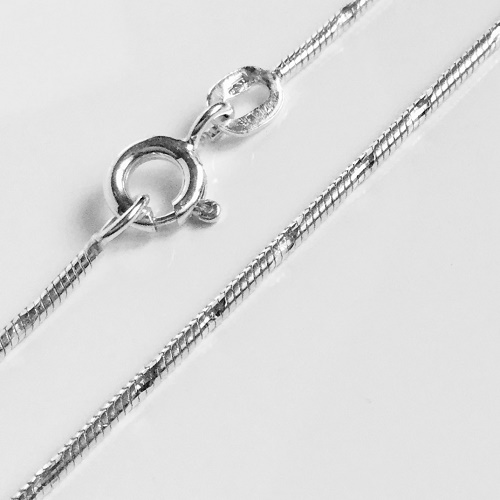 Stříbrný řetízek 50cm - síla 1,22mm kulatý, stříbrný - 5,3gr