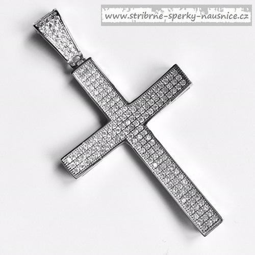 54mm přívěsek kříž 5,5gr