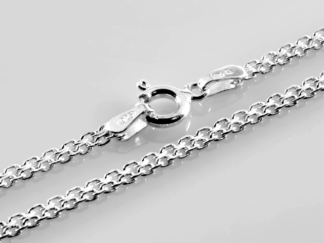Stříbrný řetízek 40cm - síla 2mm - Bismark - 3,4gr