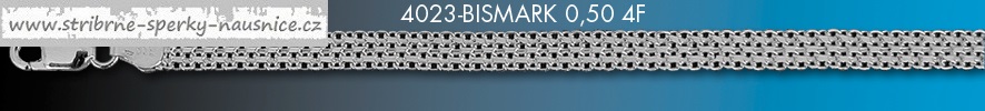 Náramek 20cm, šířka 6mm - stříbro - 7,7gr