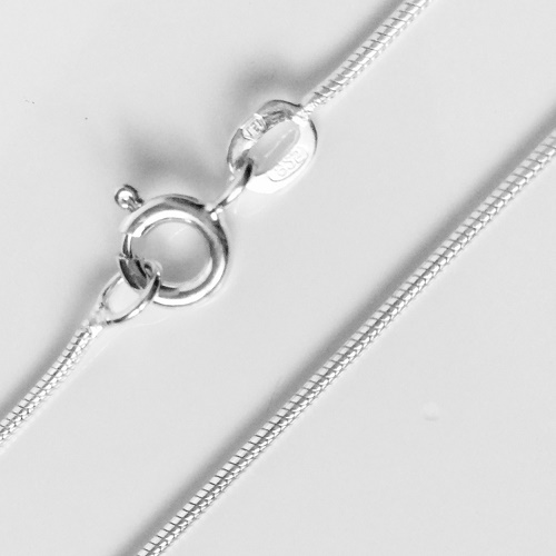 Stříbrný řetízek 38cm - síla 0,9mm kulatý, stříbro - 2,7gr