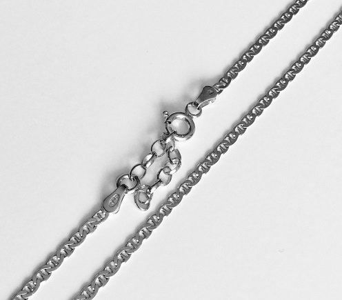  Náramek až 26cm rhodiovaný 2,45gr