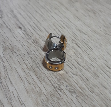 Ocelové kroužky 13mm náušnice