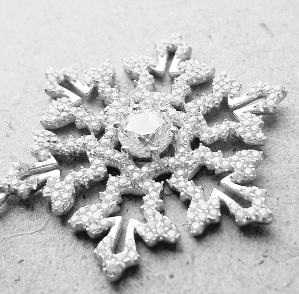 Ag 925/1000 - 5,4gr přívěsek snowflake
