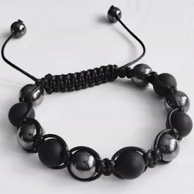 26gr náramek Shamballa Hematit a Achát
