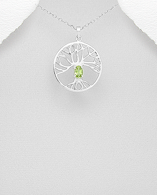 3,8gr peridot strom života přívěsek