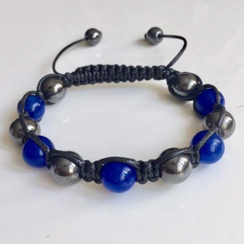 Výprodej náramek unisex Jadeit a Hematit