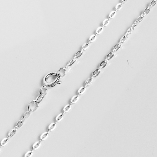 Stříbrný řetízek 60cm - síla 1,95mm ovály, stříbrný ANKR - 4,3gr