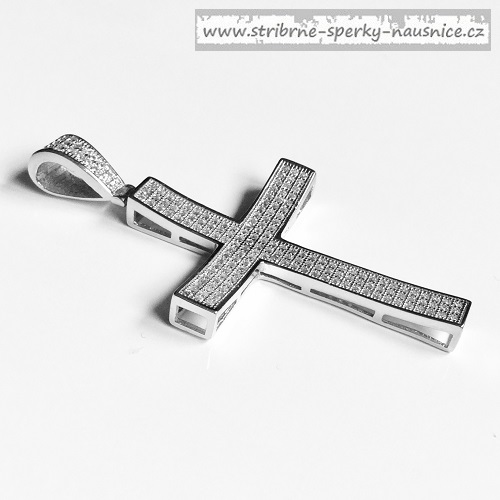 54mm přívěsek kříž 5,5gr