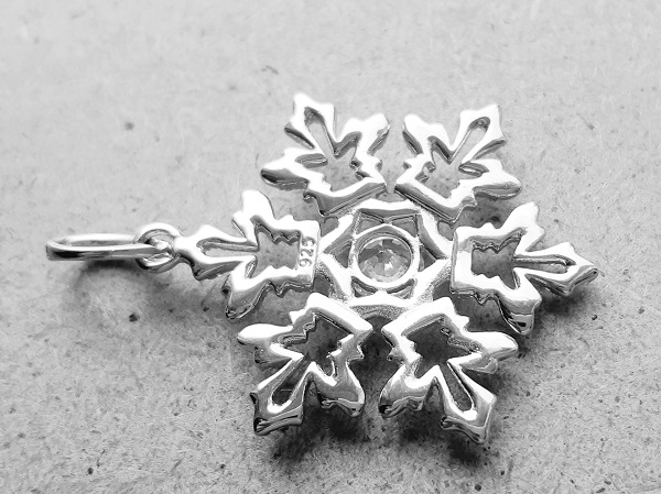 Ag 925/1000 - 5,4gr přívěsek snowflake