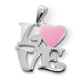 1,98gr Love přívěsek PINK